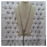 $298 French Kande Sterling Clad Saint Medallion