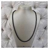 $140 Officina Bernardi Black Diamond-Cut Bead