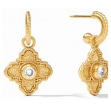 $135 Theodora Hoop & Charm Earring