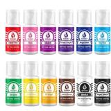 Gel Food Coloring Set   12 Colors x 0.7 oz Concent