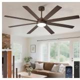 66' Ceiling Fans with Lights Indoor/Outdoor
