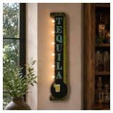 Tequila Vintage Marquee LED Sign Bar Art 40in