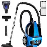 $130 1600W Canister Vacuum Cleaner, Bagless Vacuum