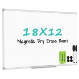 Lockways Dry Erase Board, 18 x 12 Whiteboard Dry E