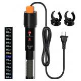 PULACO 50Watt Aquarium Heater for 6-15 Gallon Fish