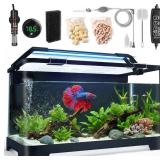 $70 3.5 Gallon Betta Fish Tank, All in One Aquariu