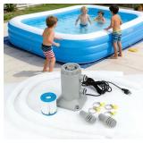 Small Pool Pump and Filter Kit, Powerful 530 GHP A