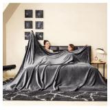 Oversized King Fleece Blanket 120x120 inches