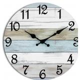 Wall Clock, Silent Non Ticking Battery Oper