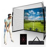 $200 Golf Simulator Impact Screen Enclosure with N