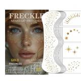20 Pcs Gold Face Makeup Patches, Glitter Freckles