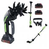 $85 24V 2-in-1 Cordless Tiller Cultivator, 4-Inch