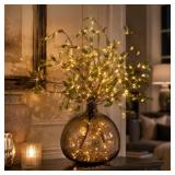 Light Garden LIGHT LEAF WILLOW BRANCH W/ LEDS Home