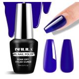 Blue Gel Nail Polish, One-Stroke Color