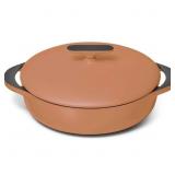 $235 Caraway 3.5 Qt. Rust Cast Iron Braiser