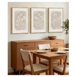 $65 Boho Botanical Flower Framed Wall Art