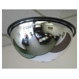$148 32' Full Dome Acrylic Mirror with Steel Back,