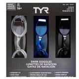 TYR Adult Swim Goggle 3-pack