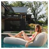 $119 Big Joe Aura Drift Inflatable Chaise Pool Flo