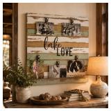 $89 Sweet Bird & Co. 22-Inch x 22-Inch 7-Clip Wood