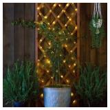 39-ft Battery-operated Black/ Silver Indoor/Outdoo
