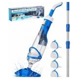 $120 Cordless Pool Vacuum with Telescopic Pole, 18
