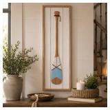Hobby Lobby Framed Decorative Wooden Canoe Paddle