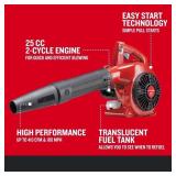 $139 CRAFTSMAN B2000 25-cc 2-cycle 410-CFM 180-MPH