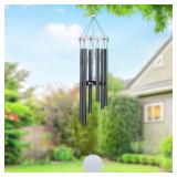 30-in Black Metal Wind Chime