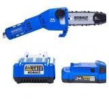 $159 Kobalt 24-volt 8-in 2 Ah Pole Saw (Battery an
