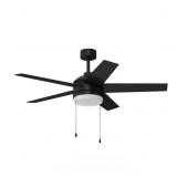 Harbor Breeze Sunport Easy2Hang 44-in Matte Black