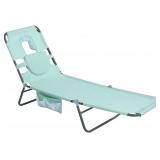 $70 SUNNYFEEL Beach Lounge Chair, Reclining Beach