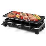 $96 Raclette Grill, Techwood Electric Table Indoor