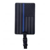 Black American Flag Luggage Tag