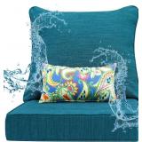 $90 Outdoor Seat Cushion Set 24 x 27.5 Inch,Olefin