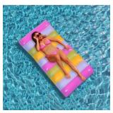 Packed Party Multi-Color Inflatable Striped Pool L