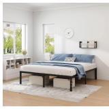 Metal Bed Frame,Queen Size Bed Frame with Storage