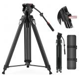 $75 Takerers 74.8in/190cm Video Tripod with Fluid