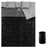 $85 oaskys Double Sleeping Bag for Adults with 2 P