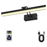 Picture Light,20in Battery Wall Light,3CCT Display