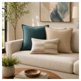 $65 Sofascapes Decorative Pillow Set of 3   Green