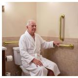 40 Inch Gold Grab Bars for Shower,1.25' Diameter H