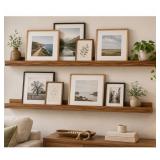 48 Inches Long Wood Photo Picture Ledge Shelf with