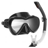 Snorkel Set, Anti-Fog Diving Mask, Comfortable