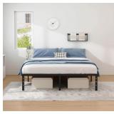 Metal Bed Frame,Queen Size Bed Frame with Storage