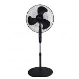 Utilitech 18-in 120-Volt 3-Speed Indoor Black Osci