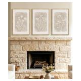 $65  Boho Botanical Flower Framed Wall Art