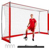 $100 Soccer nets for Backyard, 12X6FT Soccer Net E