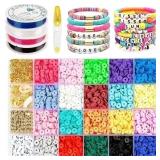 5000Pcs Jewelry Diy Kit Clay Spacer Beads