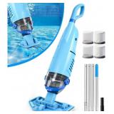 $70 KimPump Cordless Pool Vacuum Cleaner with 4 Fi